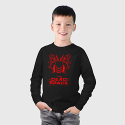 Лонгслив хлопковый детский DEAD SPACE АЙЗЕК КЛАРК, цвет: черный — фото 2