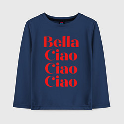 Детский лонгслив Bella Ciao Бумажный Дом