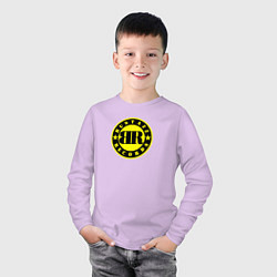 Лонгслив хлопковый детский 9 грамм: Logo Bustazz Records, цвет: лаванда — фото 2