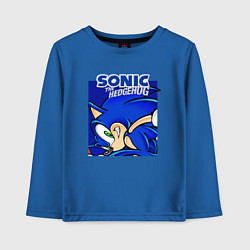 Лонгслив хлопковый детский Sonic Adventure Sonic, цвет: синий