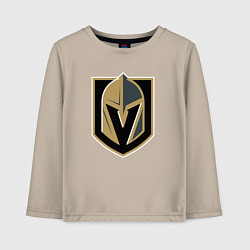 Лонгслив хлопковый детский Vegas Golden Knights , Вегас Голден Найтс, цвет: миндальный