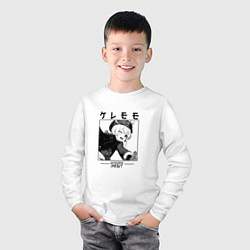 Лонгслив хлопковый детский Кли Klee, Genshin Impact, цвет: белый — фото 2