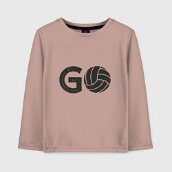 Детский лонгслив Go Volleyball