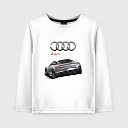 Лонгслив хлопковый детский Audi Prestige Concept, цвет: белый