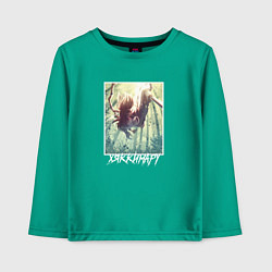 Лонгслив хлопковый детский Атакующий Хяккимару, цвет: зеленый