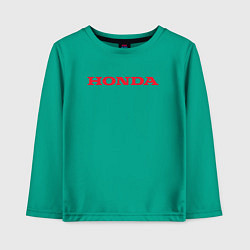 Детский лонгслив HONDA ХОНДА LOGO спина