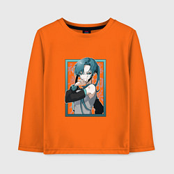 Лонгслив хлопковый детский Hatsune Miku Drain, цвет: оранжевый