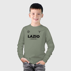Лонгслив хлопковый детский Lazio Униформа Чемпионов, цвет: авокадо — фото 2