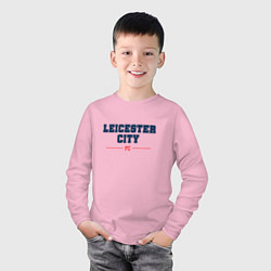 Лонгслив хлопковый детский Leicester City FC Classic, цвет: светло-розовый — фото 2