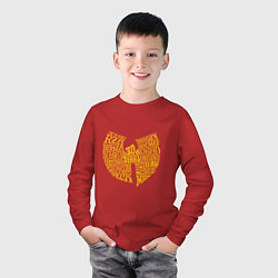 Лонгслив хлопковый детский Wu-Tang - 30 Years, цвет: красный — фото 2
