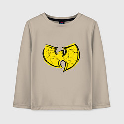 Лонгслив хлопковый детский Style Wu-Tang, цвет: миндальный