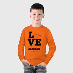 Лонгслив хлопковый детский Jaguar Love Classic, цвет: оранжевый — фото 2