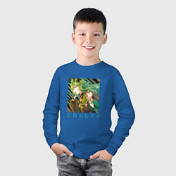 Лонгслив хлопковый детский Коллеи Стажёр Лесного дозора, цвет: синий — фото 2