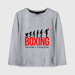 Детский лонгслив Boxing evolution