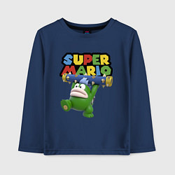 Лонгслив хлопковый детский Super Mario - Spike - Character, цвет: тёмно-синий
