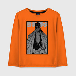 Лонгслив хлопковый детский Сюнсуй Кьёраку - Блич, цвет: оранжевый