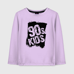 Детский лонгслив Дети девяностых