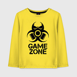 Лонгслив хлопковый детский Game zone, цвет: желтый