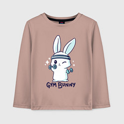 Детский лонгслив Gym bunny