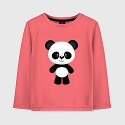 Детский лонгслив Панда милашка