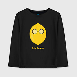 Лонгслив хлопковый детский John Lemon, цвет: черный