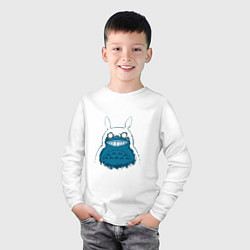 Лонгслив хлопковый детский Totoro Darko, цвет: белый — фото 2