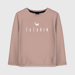Лонгслив хлопковый детский Tatarin, цвет: пыльно-розовый