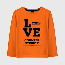 Детский лонгслив Counter Strike 2 love classic