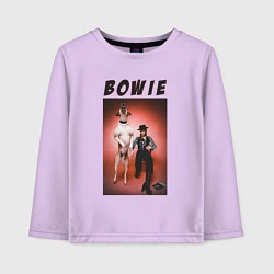 Лонгслив хлопковый детский David Bowie Diamond Dogs, цвет: лаванда