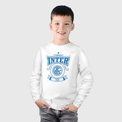 Лонгслив хлопковый детский Forza Inter, цвет: белый — фото 2