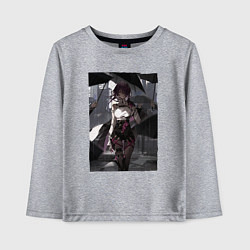 Лонгслив хлопковый детский Кафка под дождём, цвет: меланж