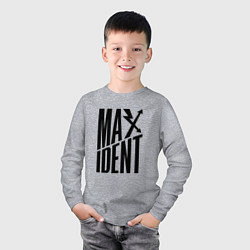 Лонгслив хлопковый детский Maxident - black - stray kids, цвет: меланж — фото 2