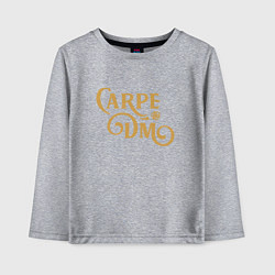 Лонгслив хлопковый детский Carpe DM, цвет: меланж
