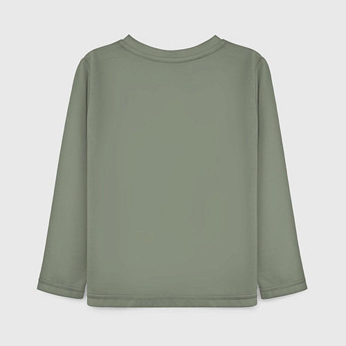 Детский лонгслив Barbie title / Авокадо – фото 2