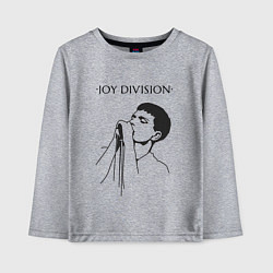 Лонгслив хлопковый детский Йен Кёртис Joy Division, цвет: меланж