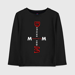 Лонгслив хлопковый детский Depeche Mode - Memento Mori MM, цвет: черный