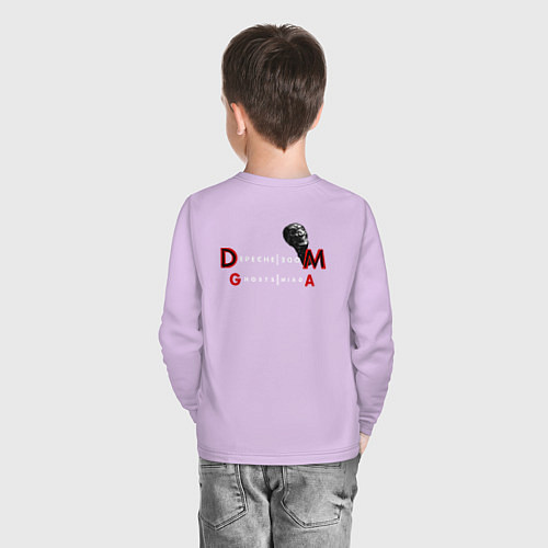 Детский лонгслив Depeche Mode - Ghosts Again / Лаванда – фото 4