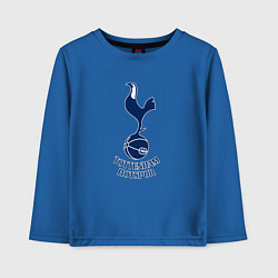 Лонгслив хлопковый детский Tottenham Hotspur fc sport, цвет: синий