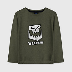 Детский лонгслив Waaagh