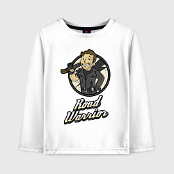 Лонгслив хлопковый детский Vault mad Max, цвет: белый