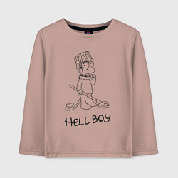 Детский лонгслив Bart hellboy Lill Peep