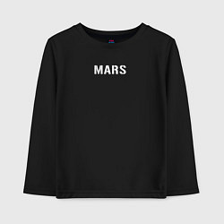 Лонгслив хлопковый детский Mars 30STM, цвет: черный