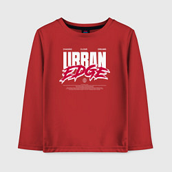 Лонгслив хлопковый детский Urban edge, цвет: красный