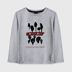 Лонгслив хлопковый детский Depeche Mode - Spirits, цвет: меланж