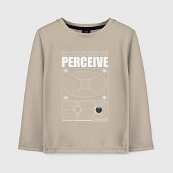 Детский лонгслив Perceive streetwear