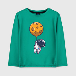 Детский лонгслив Космический шарик