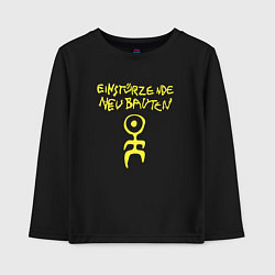 Лонгслив хлопковый детский Einstrzende Neubauten - New album, цвет: черный