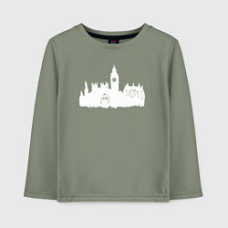Лонгслив хлопковый детский Tardis London, цвет: авокадо