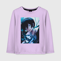 Лонгслив хлопковый детский Ванитас мемуар, цвет: лаванда