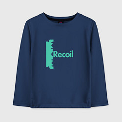 Лонгслив хлопковый детский Recoil - Alan from depeche mode project, цвет: тёмно-синий
